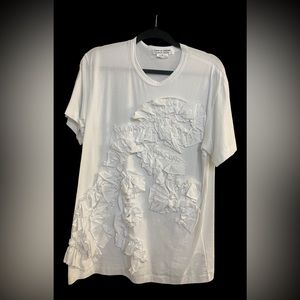 COMME des GARÇONS Textured Ruffle T-Shirt